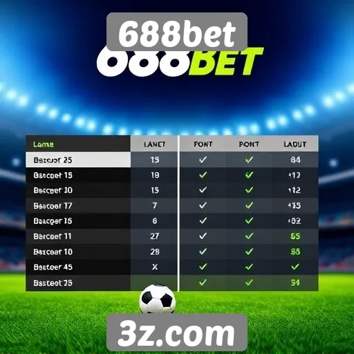 Comparativo de odds no 688bet e outros sites